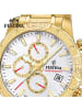 Festina Chronograph-Armbanduhr Festina Timeless Chronograph gold groß (ca. 45mm)