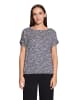 Betty Barclay Printshirt mit Gummizug in Dark Blue/Beige