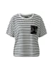 Oui T-Shirt in white black