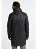 TUFFSKULL Herren Regenmantel in Schwarz