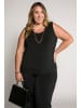 Ulla Popken Strick-Top in classic schwarz