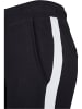 Urban Classics Urban Classics Damen Ladies Interlock Jogpants in black/white
