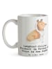 Mr. & Mrs. Panda Kaffeetasse Langhaar Collie Treue mit Spruch in Weiß