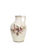 Chic Antique Florac Flasche mit Blumenmotiv in creme
