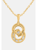 Diamant Exquis Halskette aus 375 Gelbgold mit Diamant
