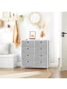 SONGMICS Kommode Bellah in Taubengrau - (B)80 x (H)81.5 x (T)30 cm
