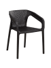 Homestyle4u Küchenstuhl 2er Set in Schwarz