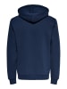 Only&Sons Weicher Kapuzen Pullover Basic Hoodie ONSCERES in Blau