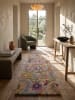 KADIMA DESIGN HEDDA Teppich Läufer Boho-Floral Suzani 80x300 Multi Flur Festival in Multi