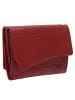 VLD VOi Leather Design Hirsch Carita Geldbörse Leder 11 cm in granat