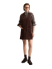 Marc O'Polo DENIM Ärmelloses Cordkleid A-Shape in Espresso Brown