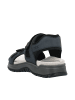 rieker Sandalen in denim/schwarz/schwarz