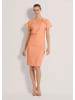 MADELEINE Schlanker Rock mit Schlitz in pfirsich
