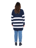 Ulla Popken Strickjacke in tintenblau