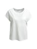Milano Italy SLEEVELESS ROUNDNECK SHIRT in Offwhite