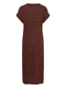Soaked in Luxury Kleid SLBarb Straight fit in Brown Stone