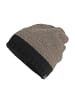 elkline Beanie Hat Up in khaki - black