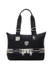 FELIPA Handtasche in Schwarz Gold