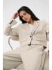 Kaffe Blazer KAserena Regular fit in Beige melange / Black stripe