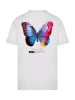 Mister Tee Mister Tee Herren Become the Change Butterfly 2.0 Tee in white