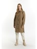 DreiMaster Vintage Damen Übergangsmantel In Wolloptik in Grau Beige