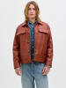 Jack & Jones Lederjacke in Arabian Spice