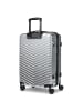 Redolz Essentials 18 4 Rollen Trolley 66 cm mit Dehnfalte Metallic-Silver Shiny