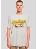 F4NT4STIC Oversize T-Shirt Stranger Things Comic Heads in lightasphalt