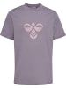 Hummel T-Shirt Hmljr Reg Mädchen in GRAY RIDGE/PALE LILAC
