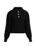 DreiMaster Vintage Damen Strick Pullover in SCHWARZ
