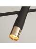 Licht-Erlebnisse Tischlampe EEK G (B)18 x (L)18 x (H)50.5 cm in Schwarz Gold