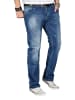 Alessandro Salvarini Jeans Salvarini-Basic-Multi4 in Mittelblau