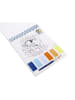 Bluey Aquarell Malbuch Set 24 Vorlagen 6 Wasserfarben und Pinsel