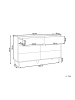 Beliani Kommode SHARPE in Braun - (W) 120 x (H) 74 x (L) 40 cm