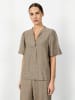 Levete Room T-Shirt LR-NEDDIE in 6415C - STONE WASH COMBI