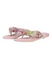 Lazamani Pantoletten CATHELIJNE MULTI FLOWER in Rose