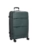 D&N Travel Line 4300 - 4-Rollen-Trolley L 76 cm (black) in dark green