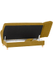 58 aufm Kessel RECAMIERE mit Armteil rechts klappbar Katia Veloursstoff Buche/mais