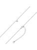 Glanzstücke München Kette aus Sterling Silber mit Zirkonia in silber