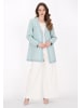 DreiMaster Women Coat in mint glitter