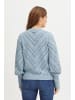 PULZ Jeans Cardigan in blau