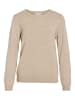 Vila Strickpullover in Natural Melange