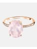 Diamant L'éternel Ring aus 375 Roségold mit Diamant