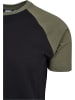 Urban Classics Urban Classics T-Shirts in blk/olive