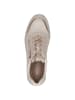 Caprice Sneaker in CREAM/GOLD