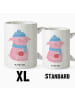 Mr. & Mrs. Panda XL Tasse Schweinchen Glühwein ohne Spruch in Weiß