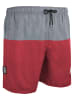 GUGGEN MOUNTAIN Badehose Herren Badeshorts - Schnelltrocknend in Rot