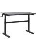 Beliani Gaming-Tisch DURBIN in Schwarz - (W) 120 x (H) 72 x (L) 60 cm