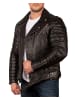 Reichstadt Echtleder Jacke Crocodile in Black