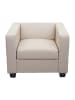 MCW Sessel Loungesessel  Lille, Kunstleder, creme